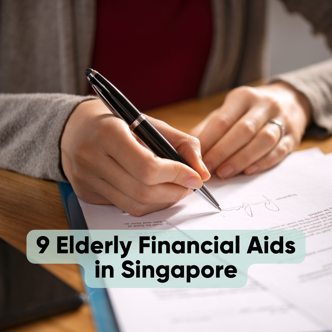 Elderly couple counting their savings