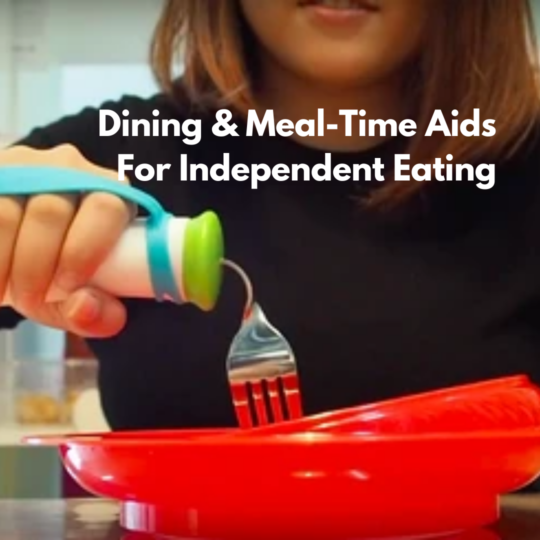 Using of weighted bendable fork and a scoop dish