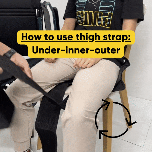 Transfer Belt with Thigh Strap Medium