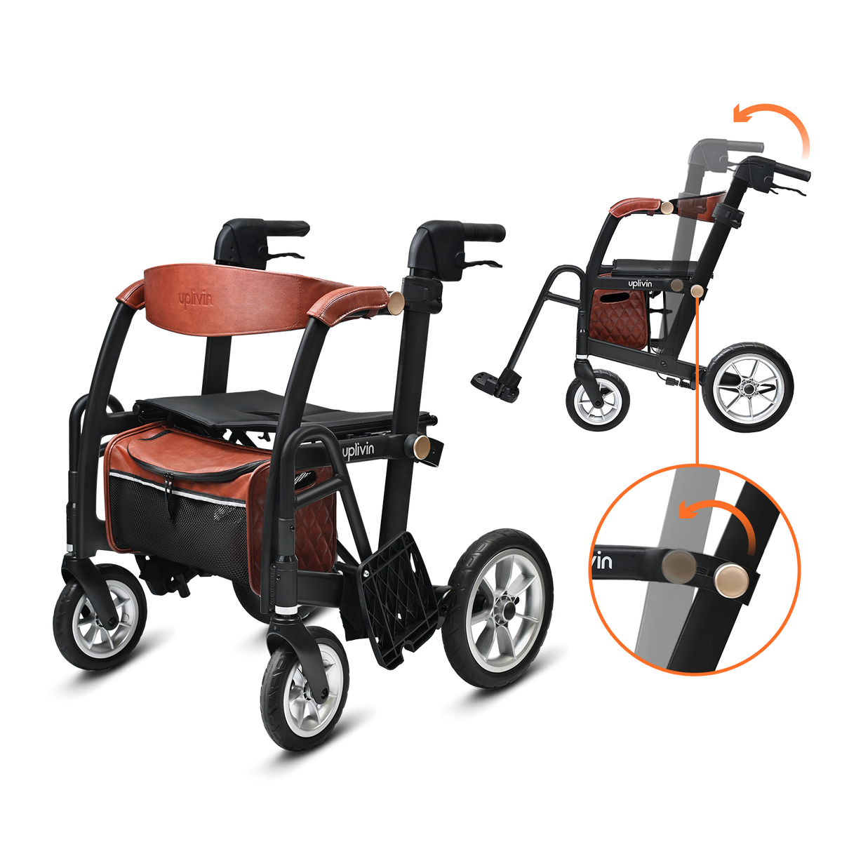 Glide 2-in-1 Rollator Pushchair
