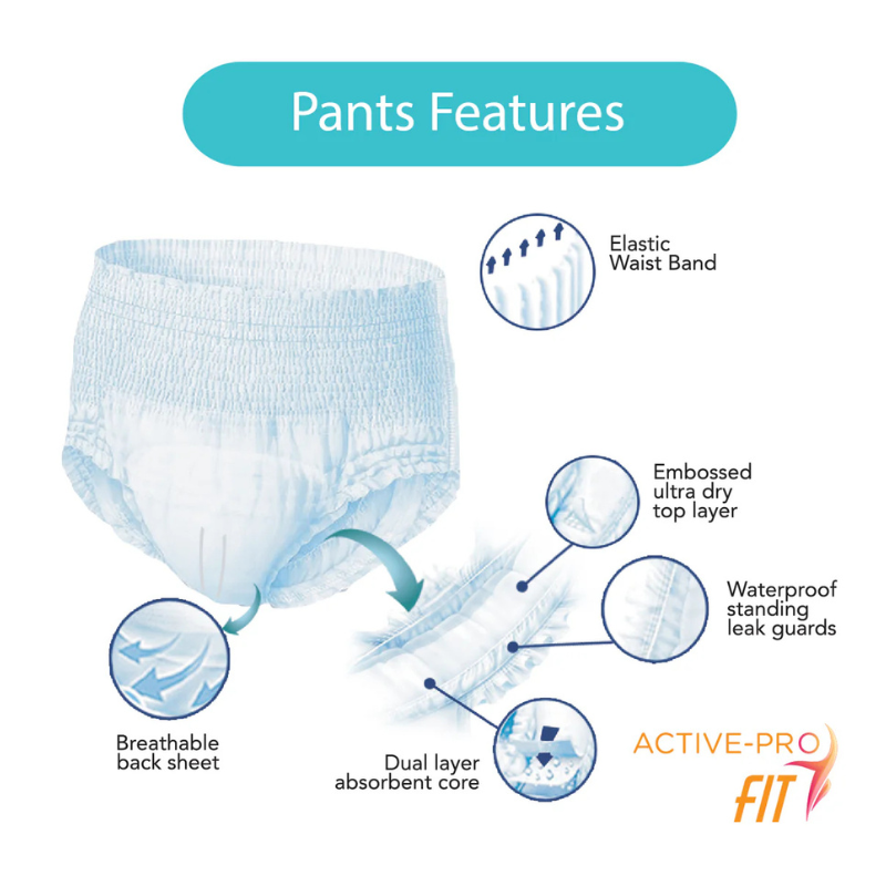 ABSORBA Nateen Super Pull-up Pants Medium - Bag (10+1 pieces)