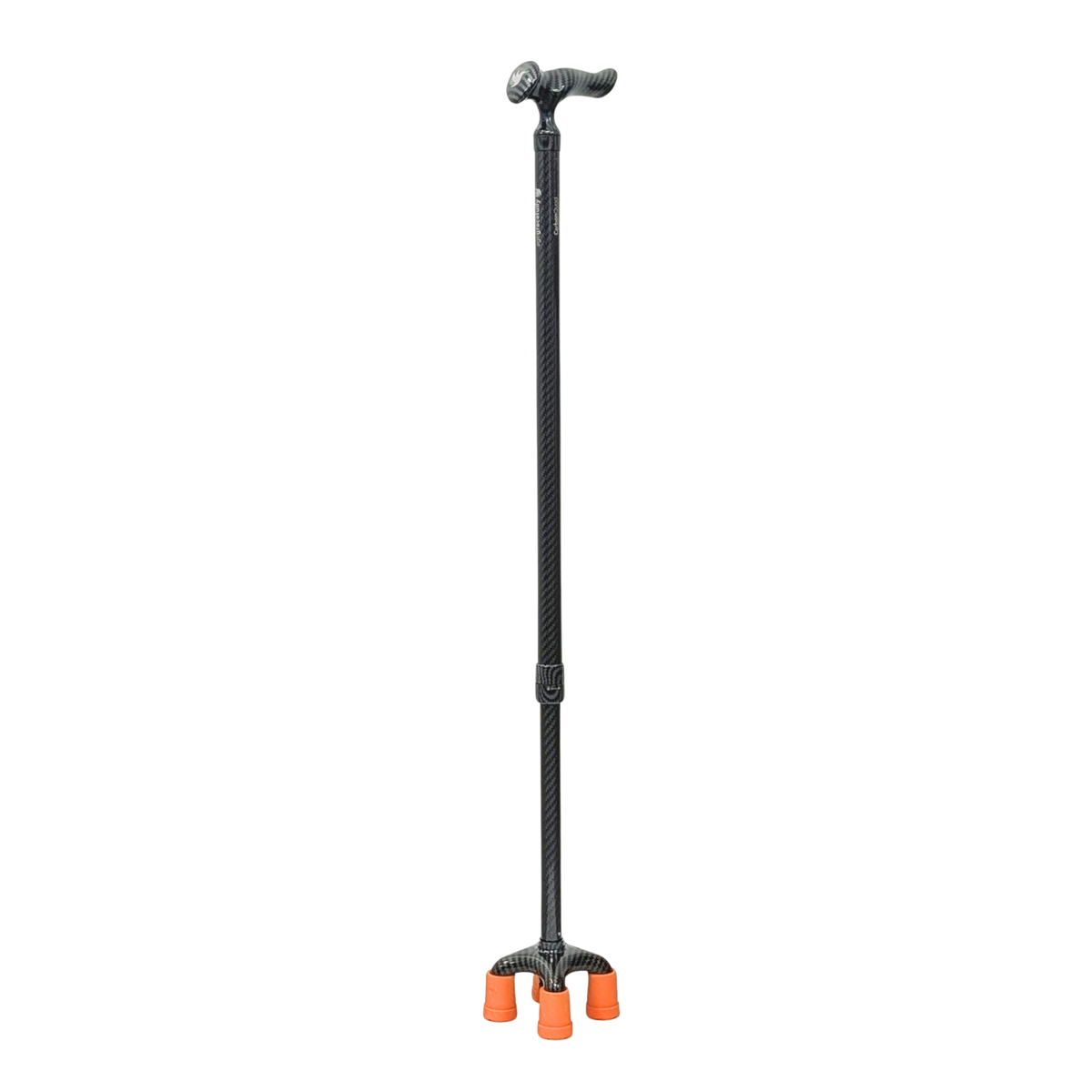 AgeGracefully Carbon Fiber Quad Cane Ergonomic Handle Only / Mini Quad