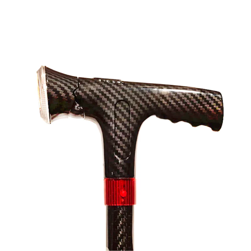 AgeGracefully CarbonBond Smart 2-in-1 Umbrella Walking Cane Essential Handle with Manual Alarm