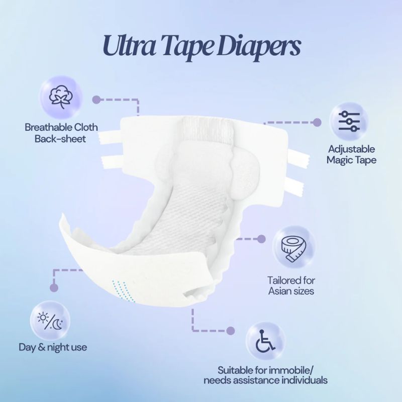 Aire Ultra Tape Diapers L (12s)