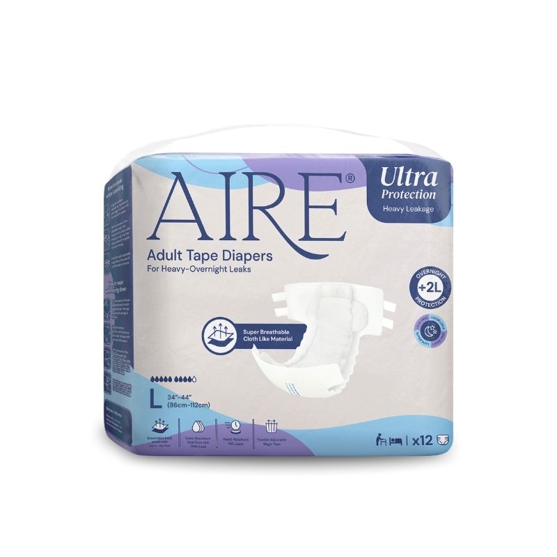 Aire Ultra Tape Diapers L (12s)