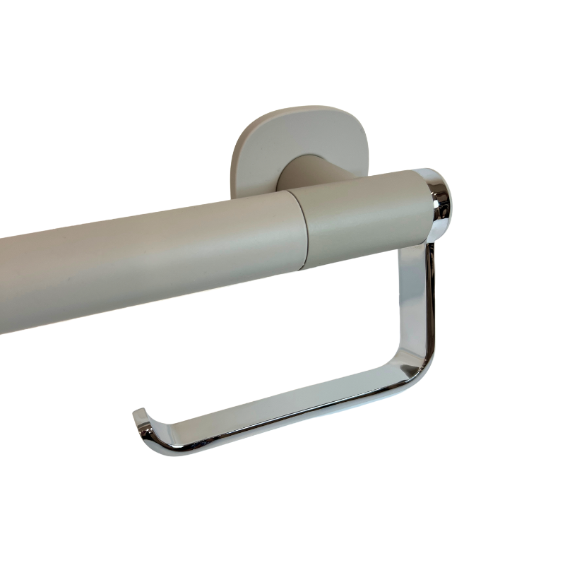 AngelGrip Integrated Grab Bar (Toilet Paper Holder)