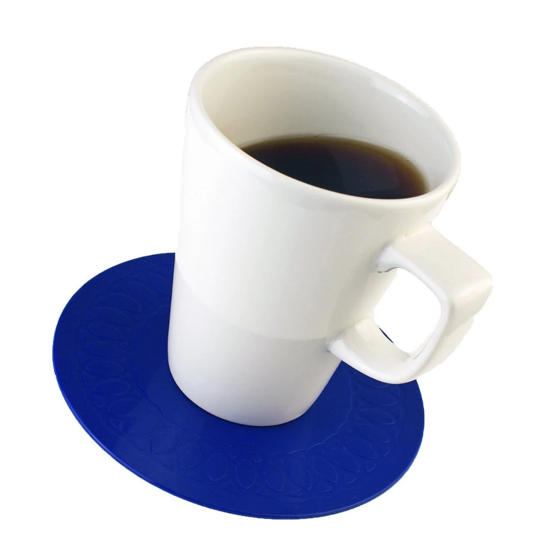 Anti-Slip Coaster (14cm) Blue