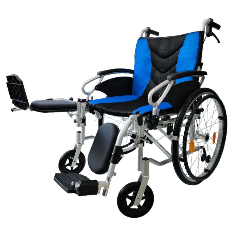 Aplus Lightweight Detachable Wheelchair 16" (Blue)