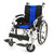 Aplus Lightweight Detachable Wheelchair 16" (Blue) / Normal Footrests