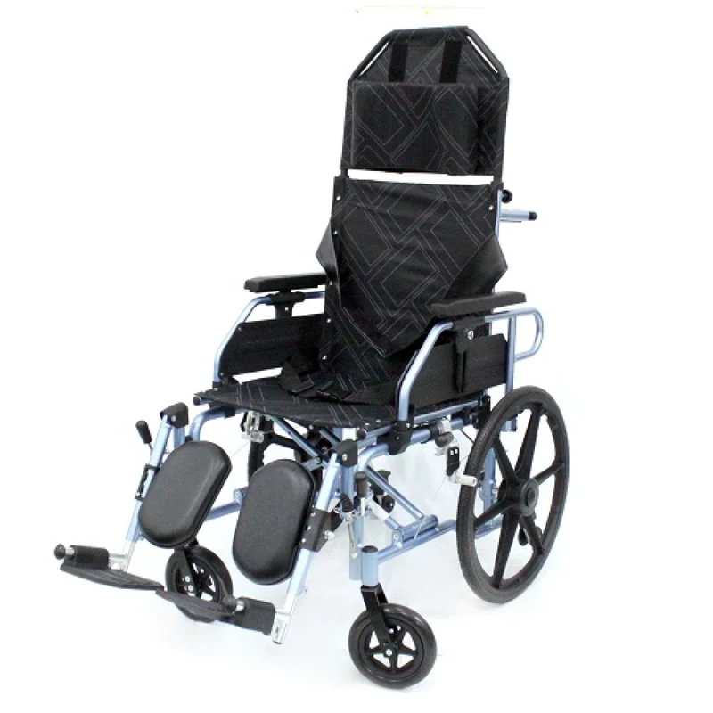 APLUS Lightweight Recliner Wheelchair - 18" Seat Width