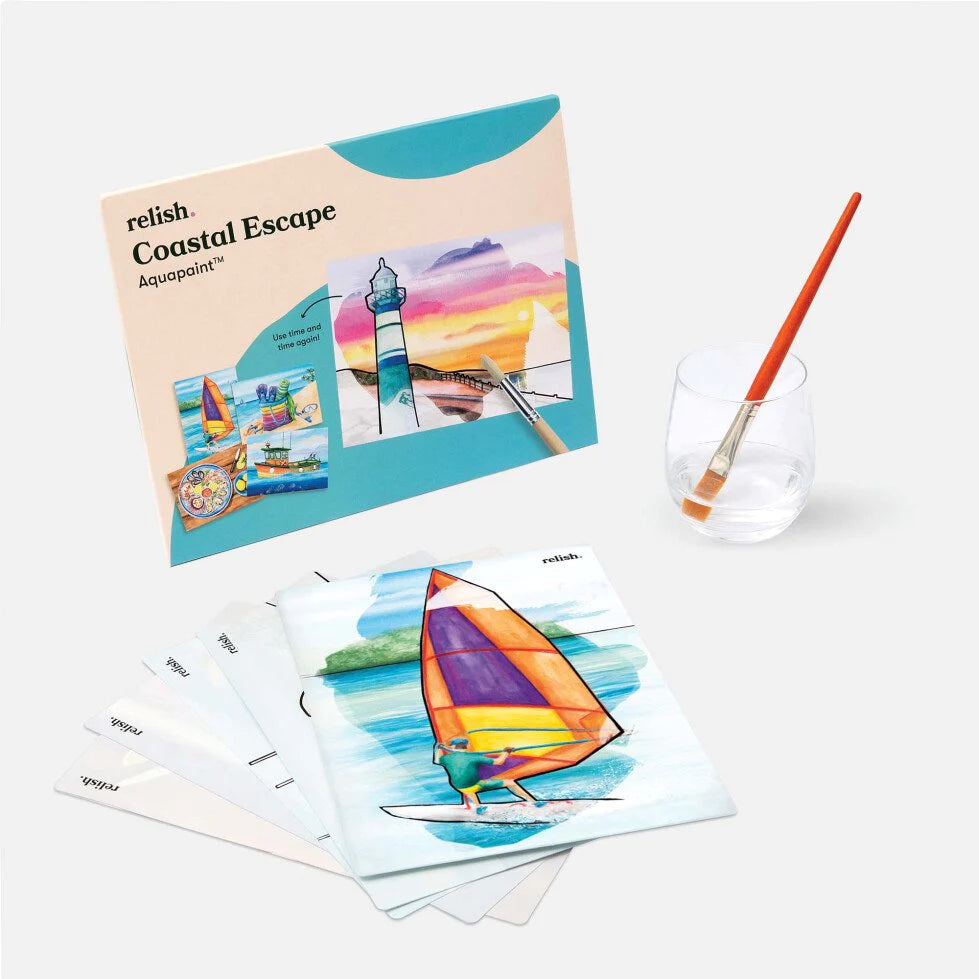 AquaPaint Dementia Activity Set (Coastal Escape)