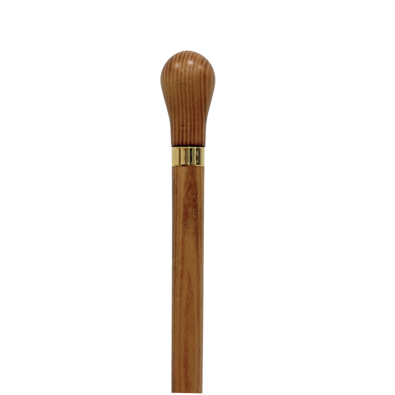 Beech Knob Cane With Hidden Flask