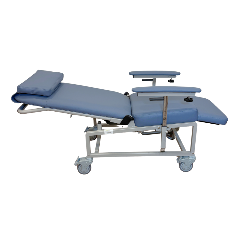 CarePlus Mobile Recliner Geriatric Chair with Tray