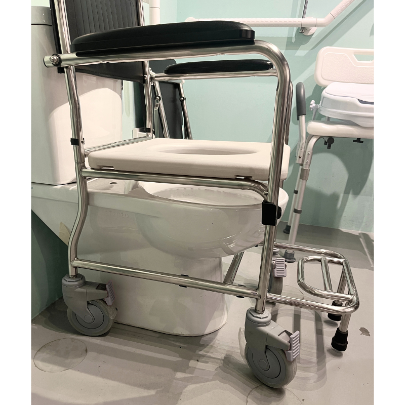 CarePlus Stainless Steel Detachable Commode