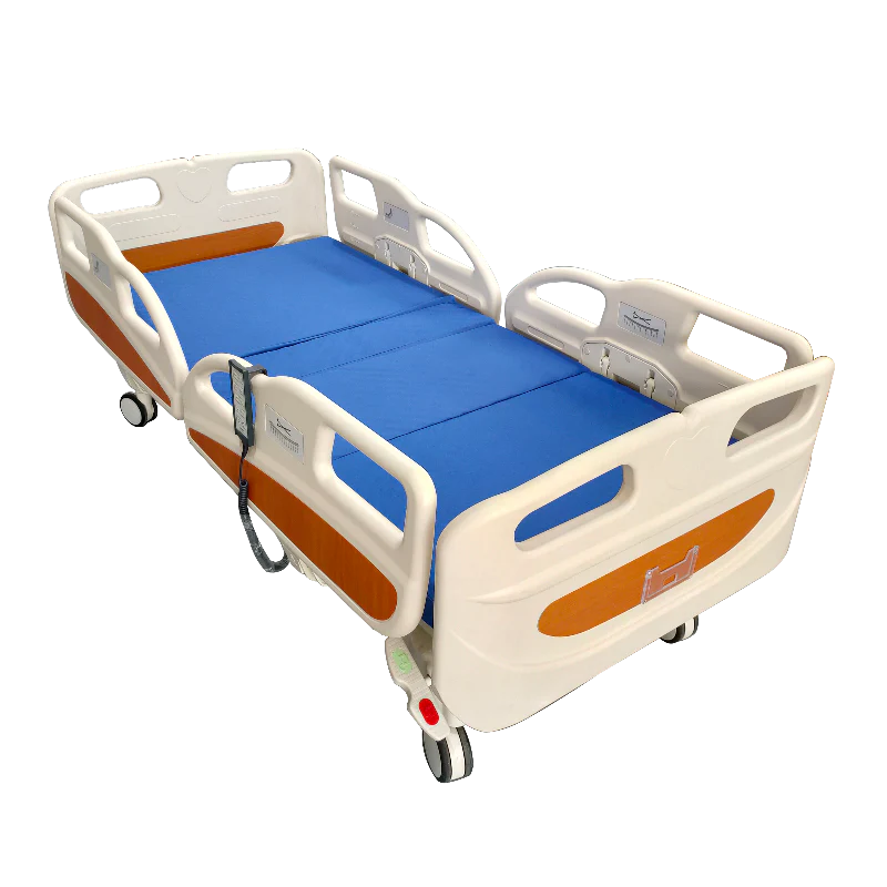 Deluxe Electric Hospital Bed with Quad Rails