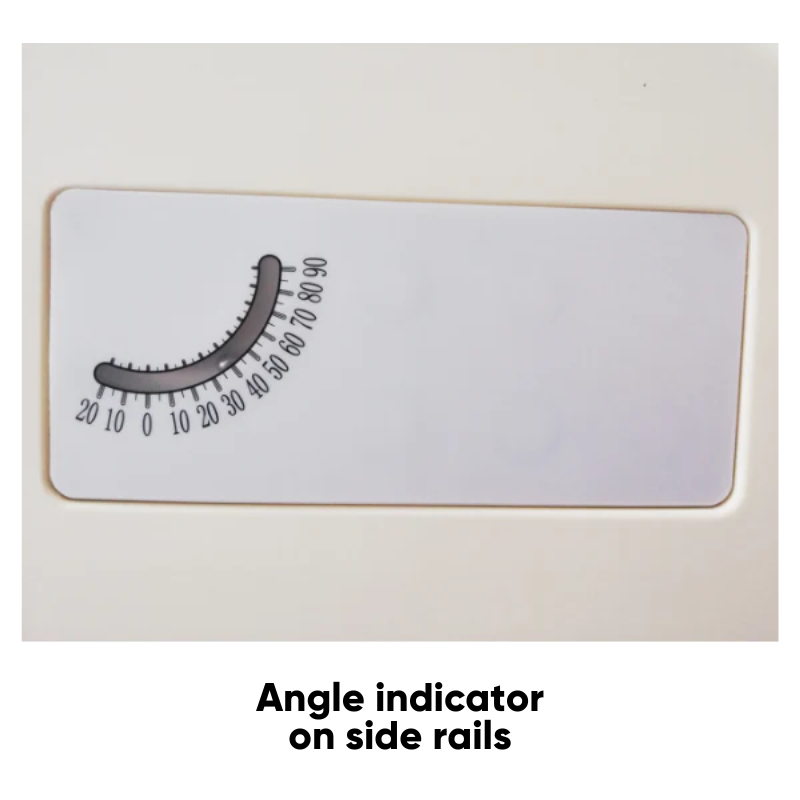 Deluxe Electric Hospital Bed with Quad Rails