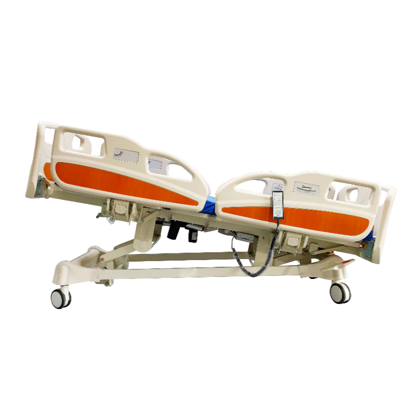 Deluxe Electric Hospital Bed with Quad Rails 5-Function