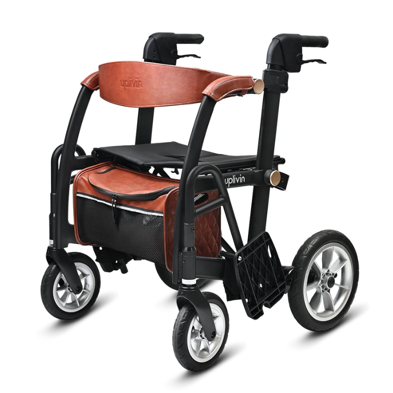 Glide 2-in-1 Rollator Pushchair Moon Black / Standard