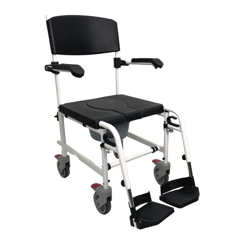 HappyBath 3-in-1 Deluxe Aluminium Commode Chair