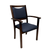 HappyHome Classic Geriatric Chair Blue (PU Leather) / None / None