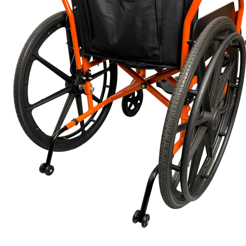 HappyWheels Hero Chair Lightweight Wheelchair Orange / Yes (+$20)