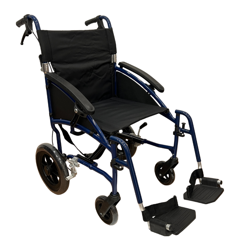 HappyWheels Lightweight Ergonomic Pushchair Navy Blue / None