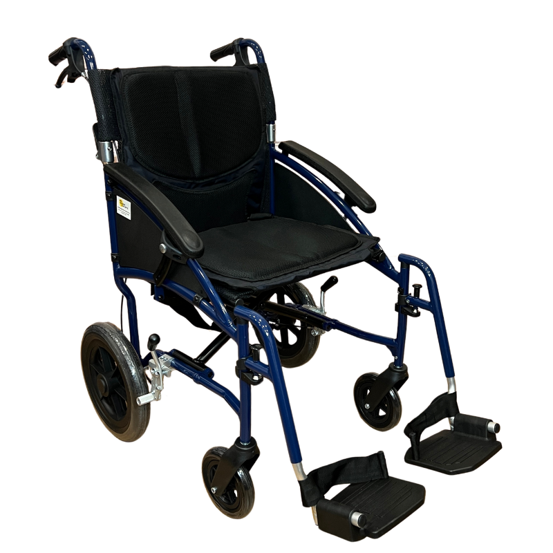 HappyWheels Lightweight Ergonomic Pushchair Navy Blue / None