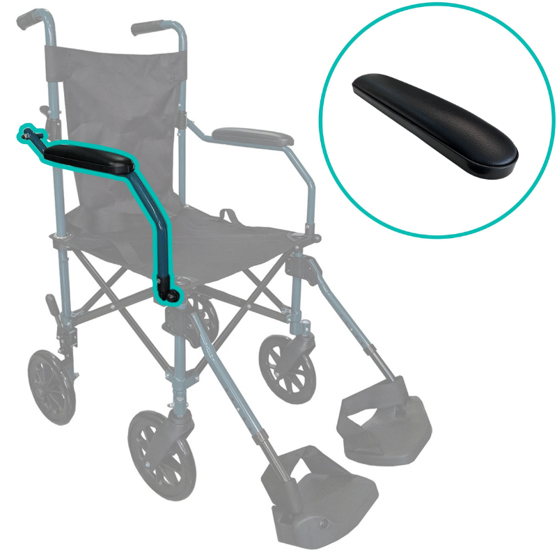 HappyWheels Travel Chair Spare Parts Armrest Pad