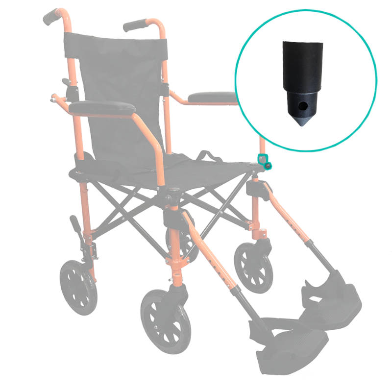 HappyWheels Travel Chair Spare Parts Armrest Release Knob Holder