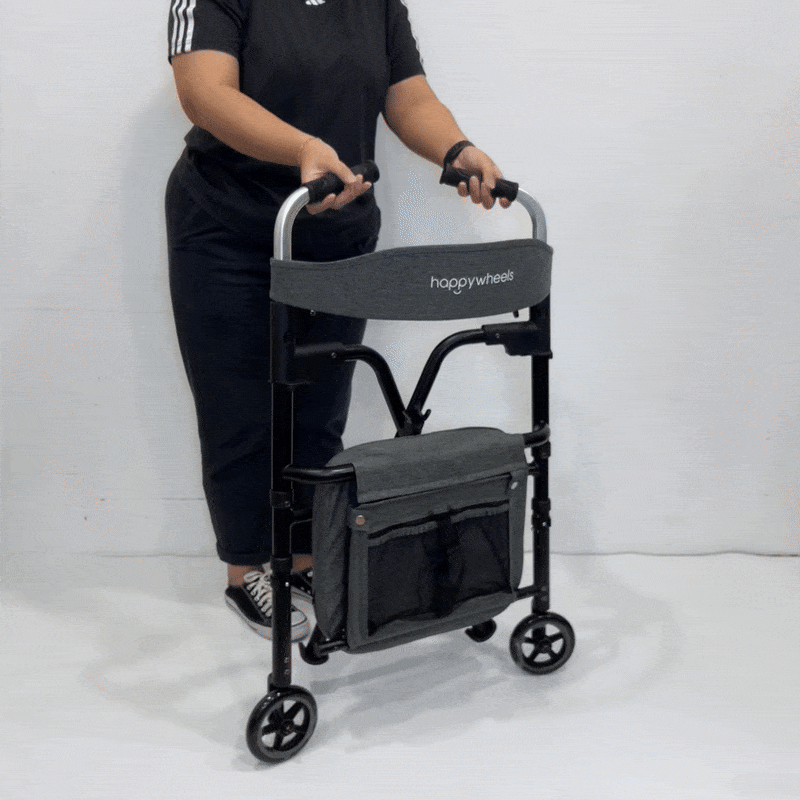 HappyWheels Travel Walker with Seat