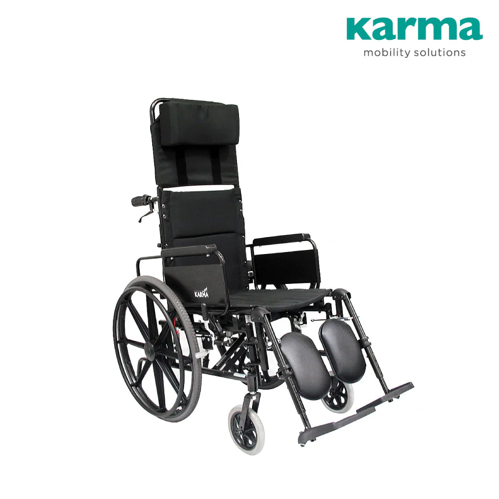 Karma KM-5000 Reclining Transport Wheelchair