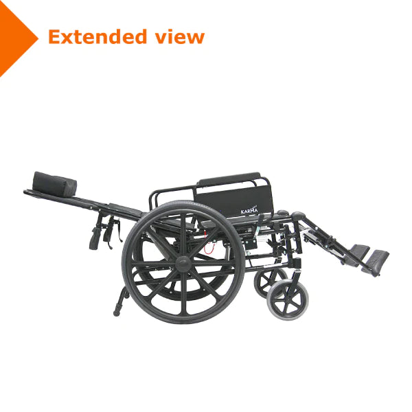 Karma KM-5000 Reclining Transport Wheelchair