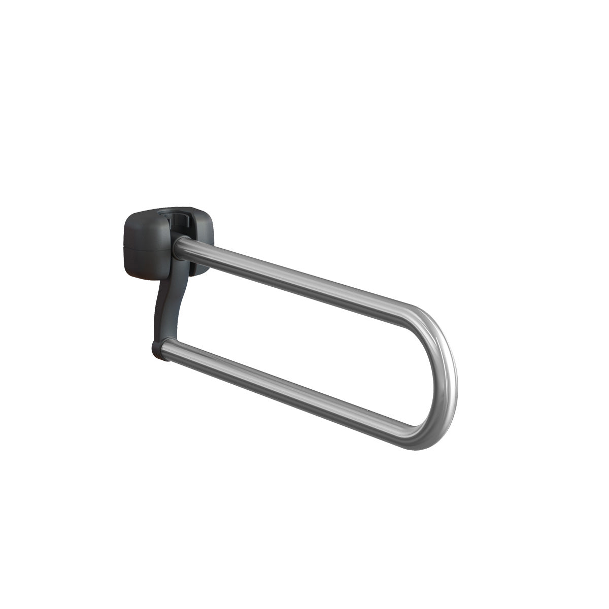 King Brushed Stainless Steel Folding Grab Bar