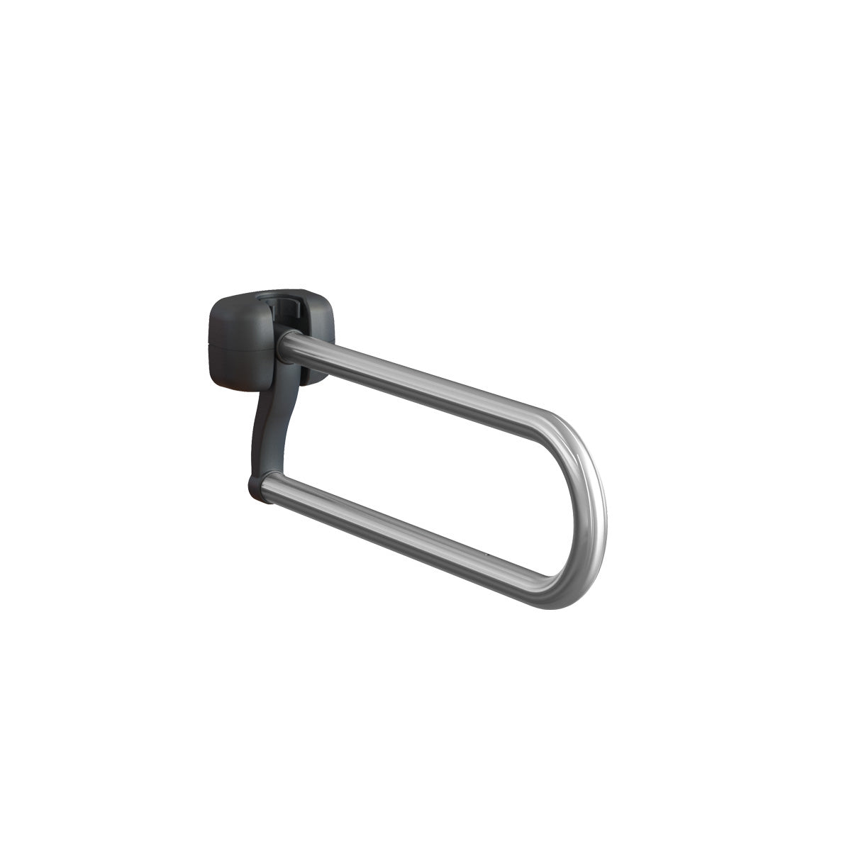 King Brushed Stainless Steel Folding Grab Bar