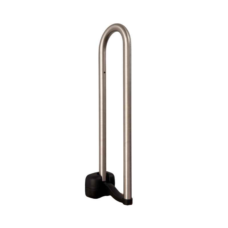 King Brushed Stainless Steel Folding Grab Bar