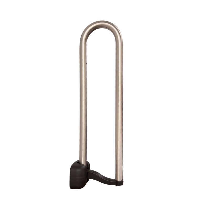 King Brushed Stainless Steel Folding Grab Bar