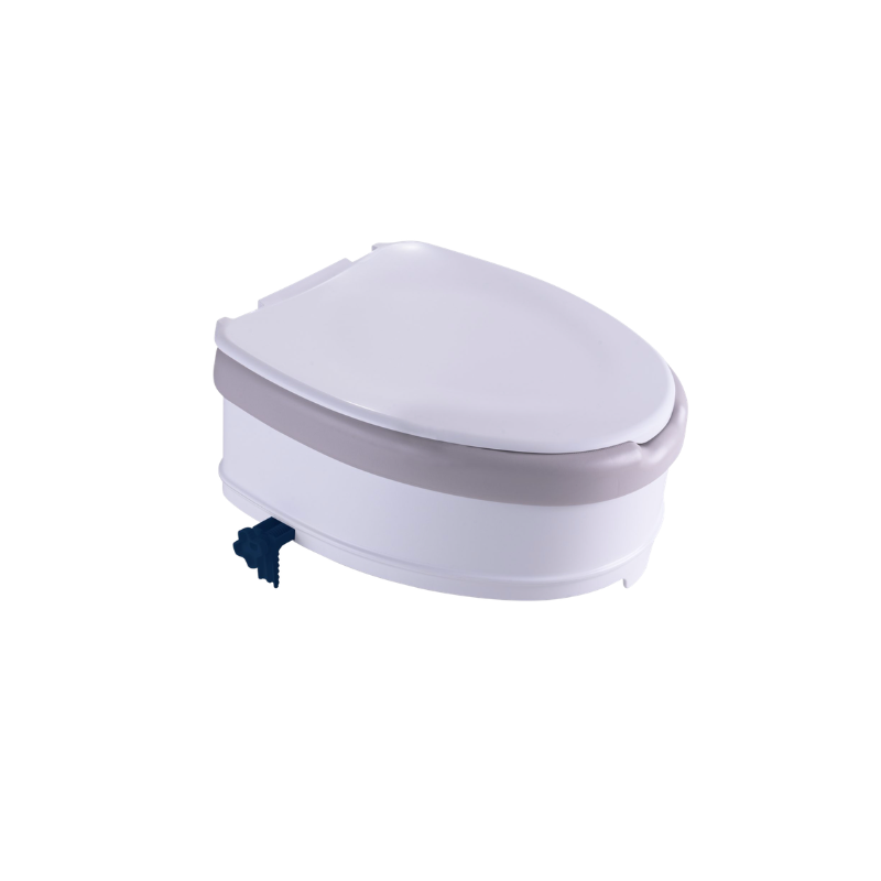 King Raised Toilet Seat with Soft Cushion & Lid (10cm)