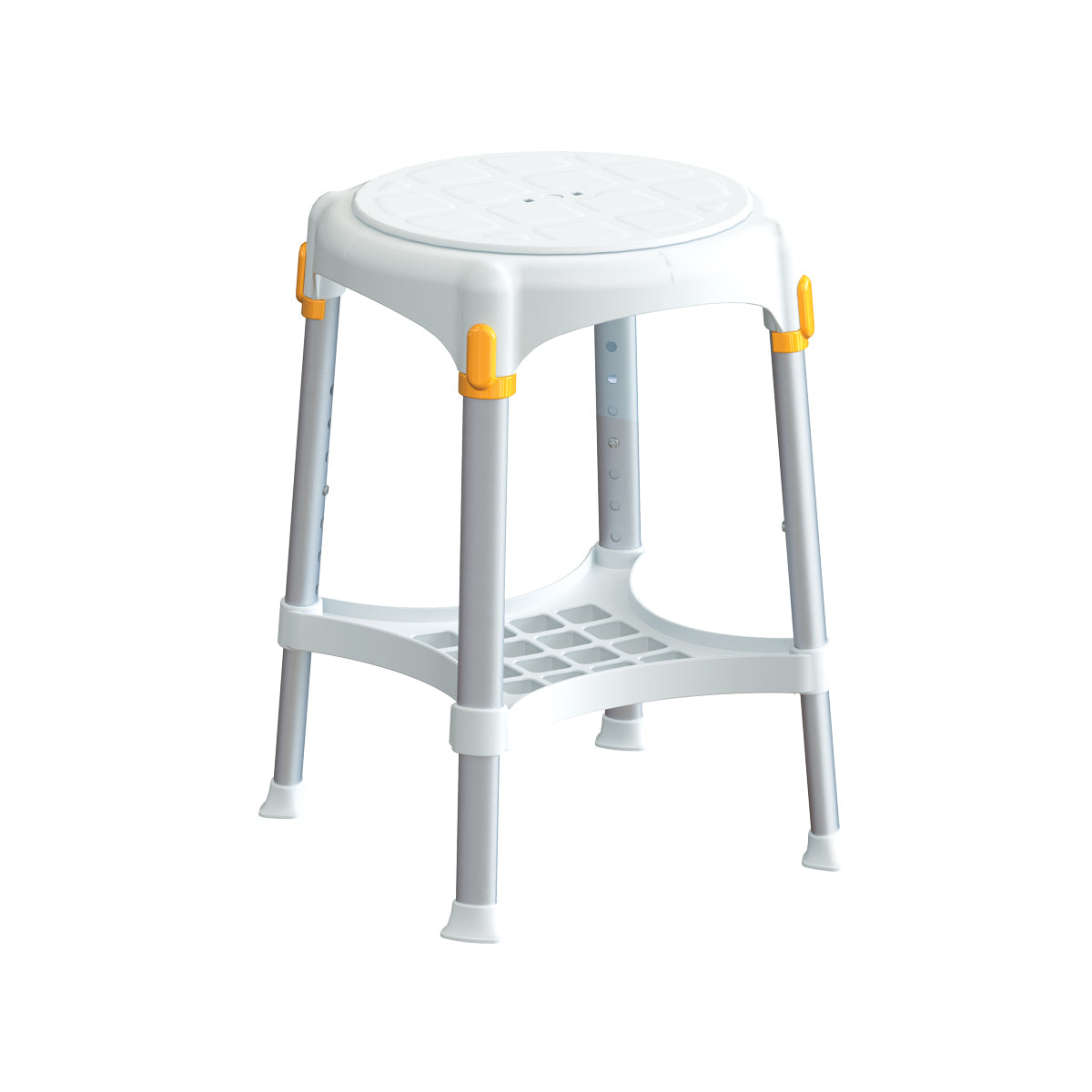 King Rotating Round Stool Height Adjustable with Tray