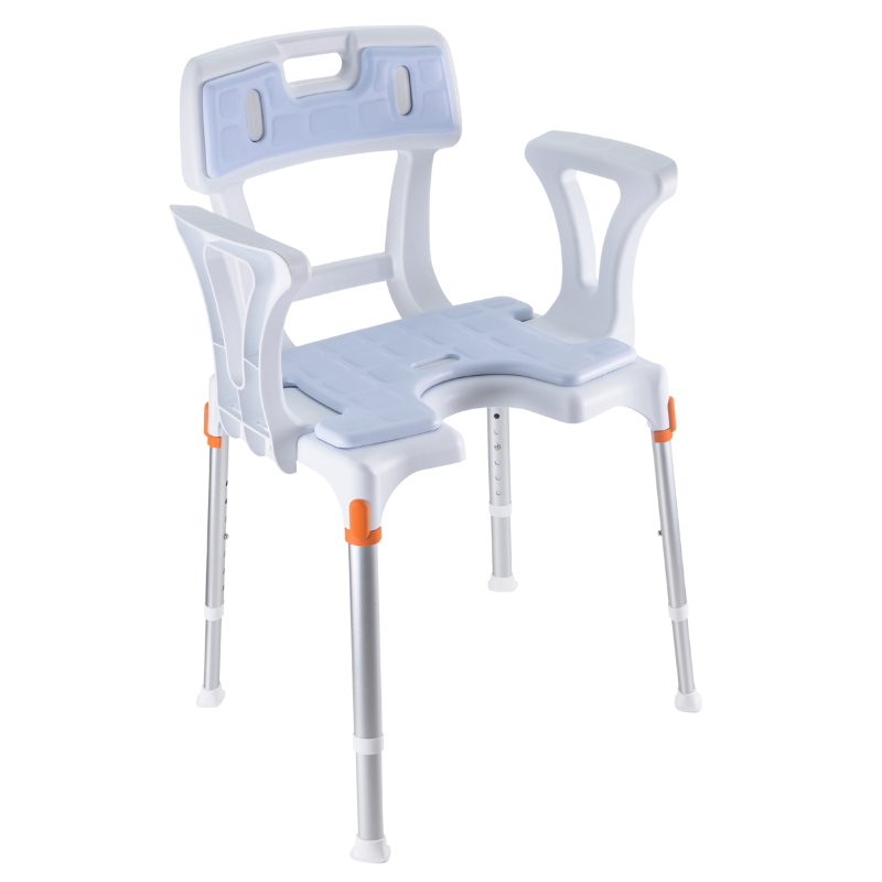 KING Shower Chair with Backrest &amp; Armrests Yes (+$35)