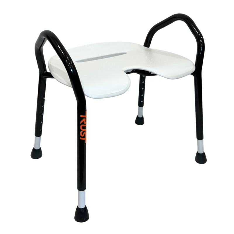 Let's Enjoy Sleek Shower Chair White