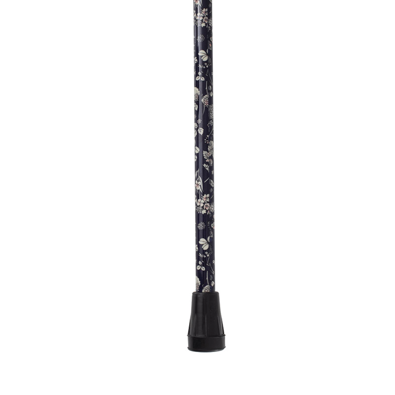 Navy Floral Petite Adjustable Derby Cane