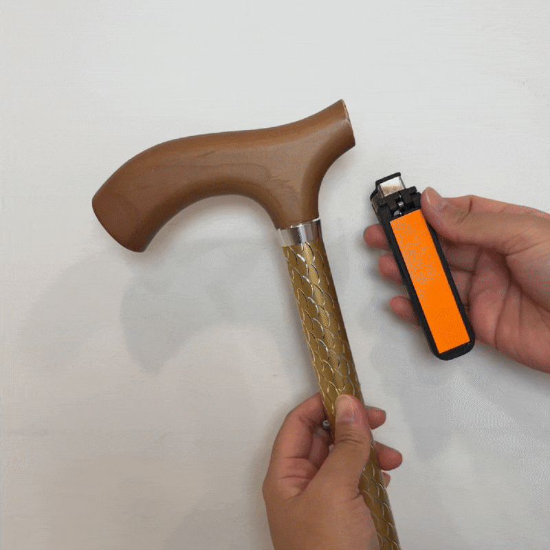 Reflective Clip Cane Holder