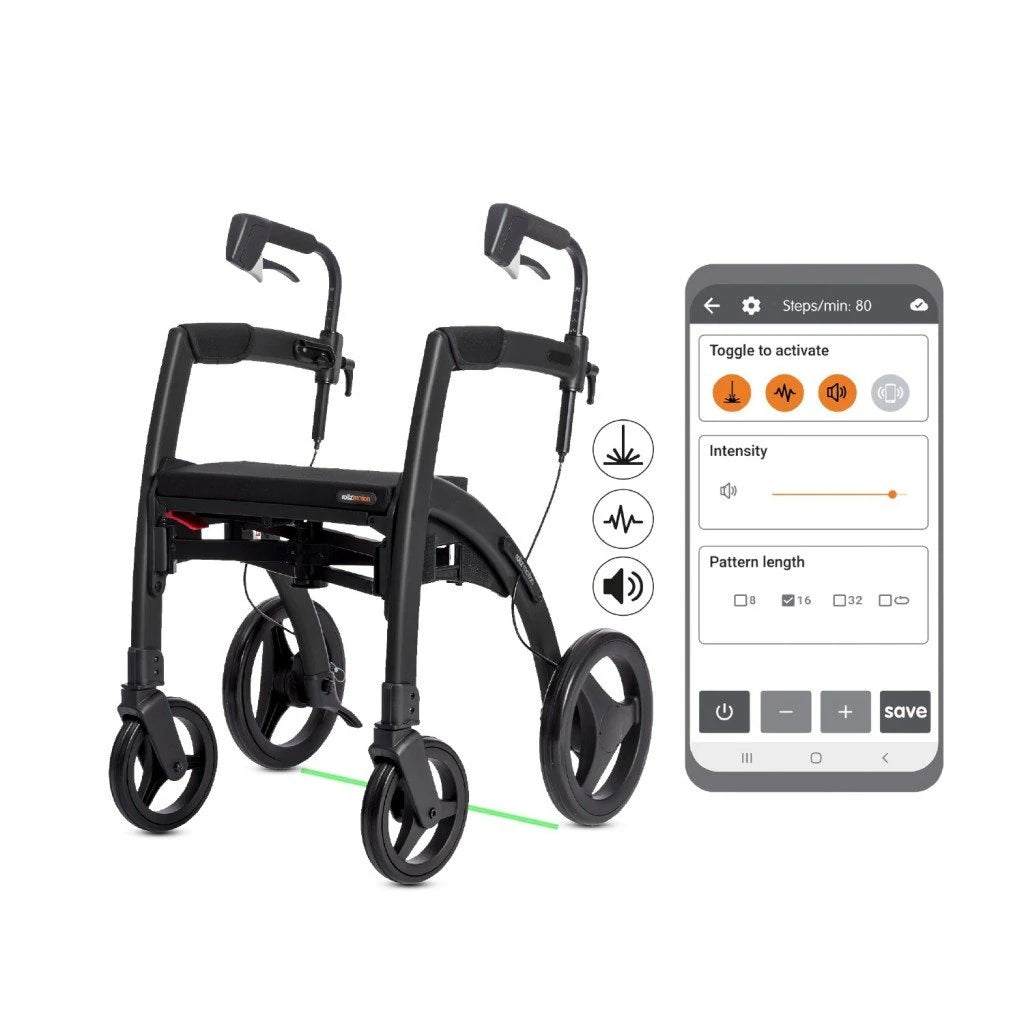 Rollz Motion Rhythm Parkinson Rollator Regular Brakes / Regular