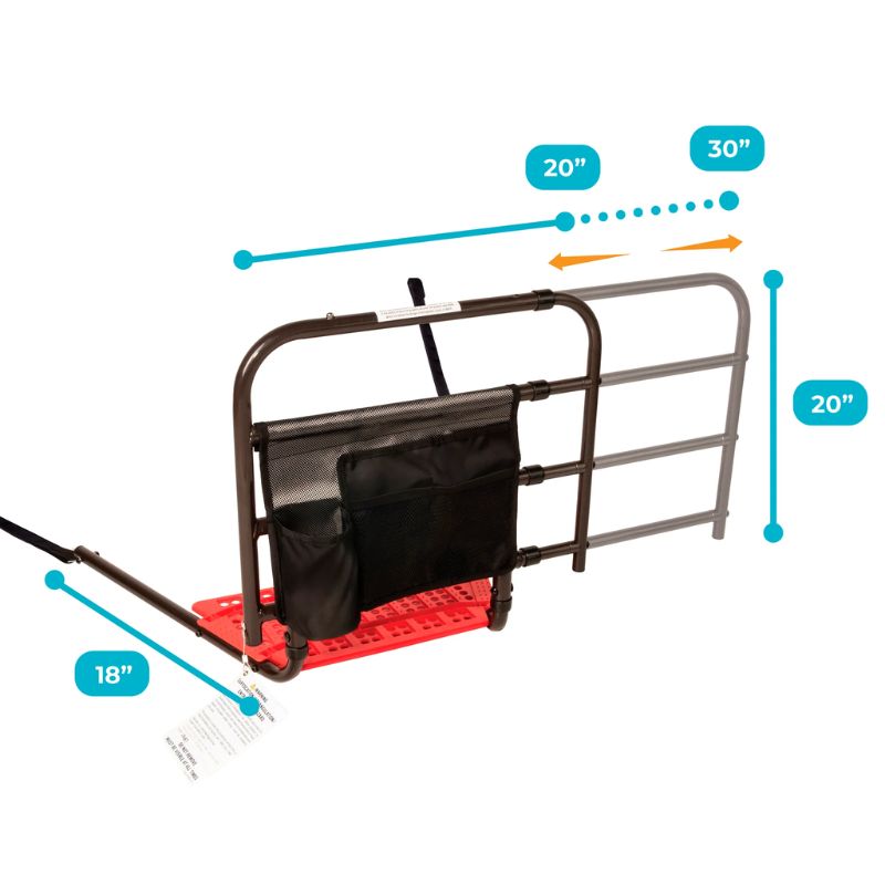 Stander EZ Adjust Bed Rail For Fall Prevention