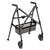 Stander EZ Fold-N-Go Walker Black Walnut / None / Mini (fits users 140 - 170 cm)