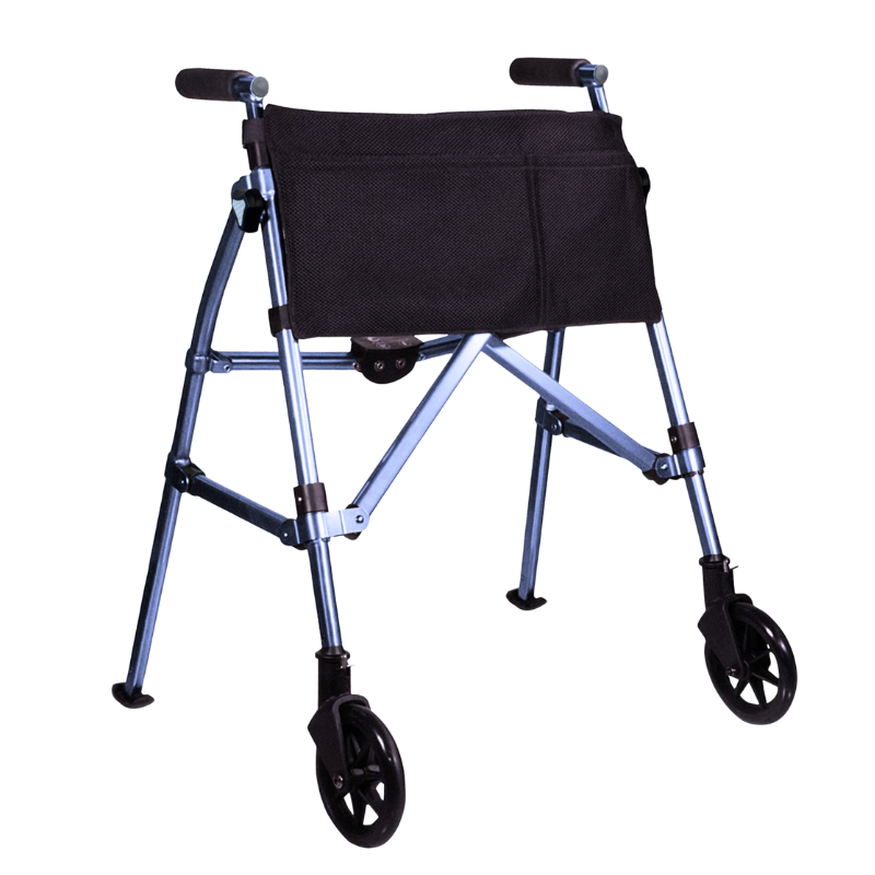 Stander EZ Fold-N-Go Walker Cobalt Blue / Mini (fits users 140 - 170 cm) / None
