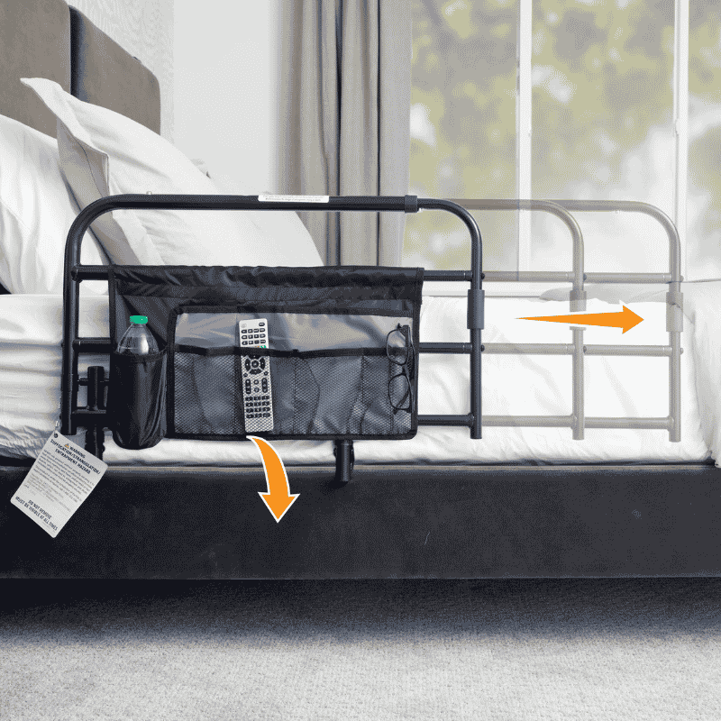 Stander Wonder EZ Adjust Bed Rail For Fall Prevention Wonder Pivot Bed Rail / Self-assembly