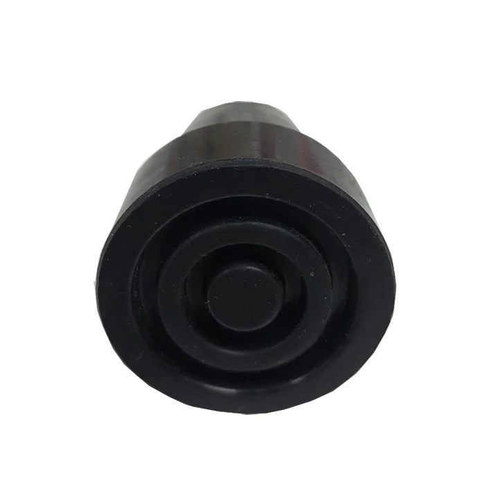 Sturdy Rubber Cane Tips (Black) - 16mm