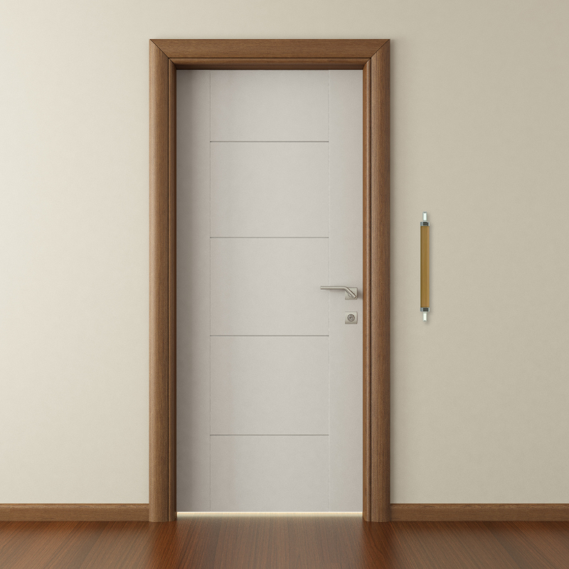 Vertical Wooden Grab Bar