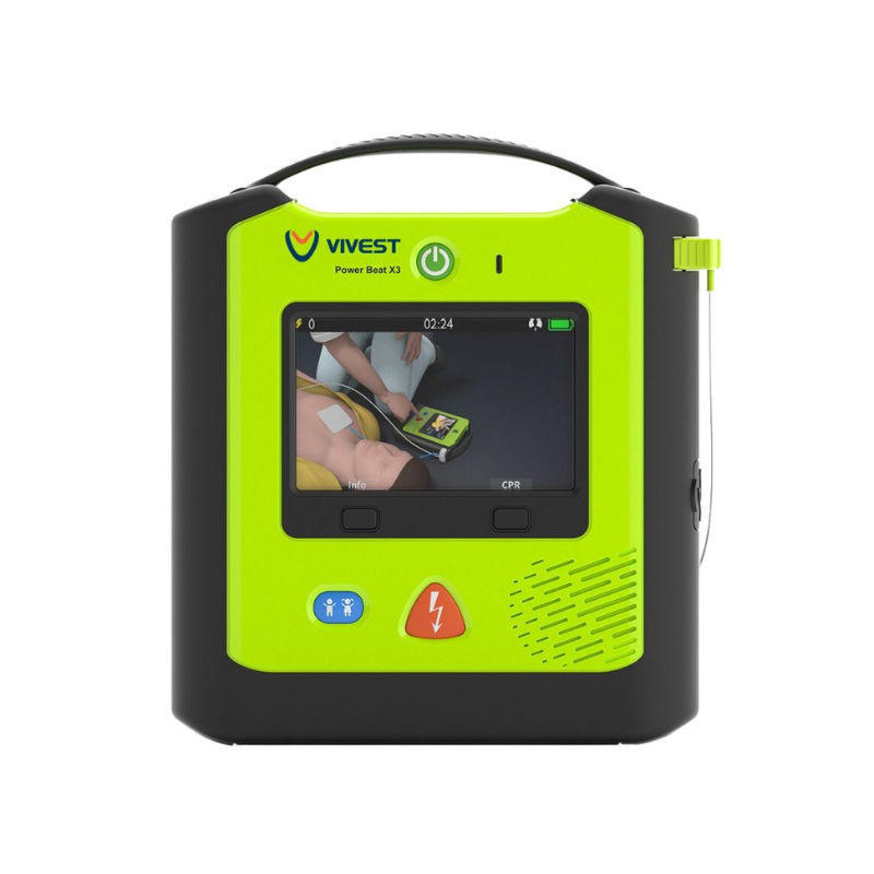 ViVest PowerBeat X3 AED (with 5" LCD Screen)